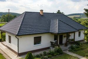 Palatető felújítás cserepeslemezzel 1