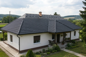 Palatető felújítás cserepeslemezzel 2
