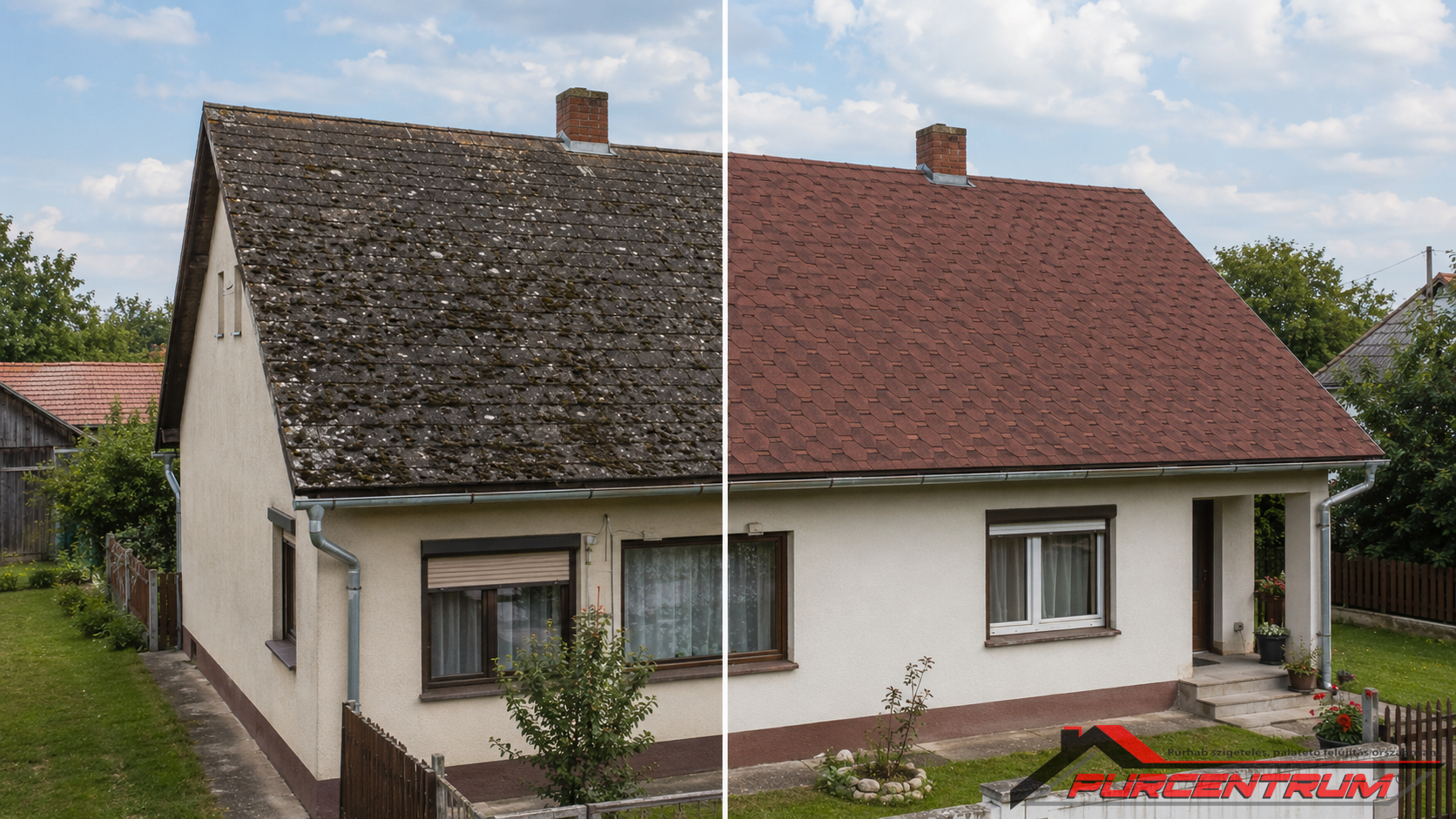 Palatető felújítás bitumenes lemezzel
